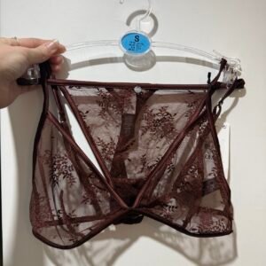 Brown lace set