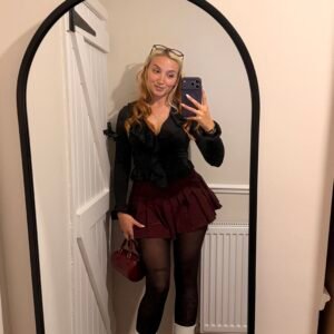 Ripped black tights